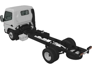 Mitsubishi Fuso Canter 515 SuperLow CityCab (2019) 3D Model preview