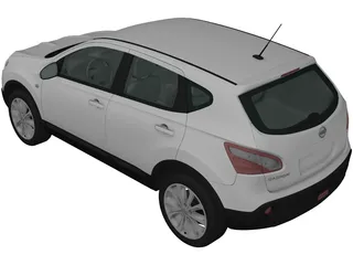 Nissan Qashqai (2010) 3D Model preview