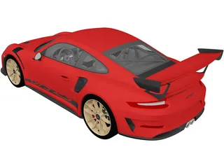 Porsche 911 GT3 RS (2019) 3D Model preview