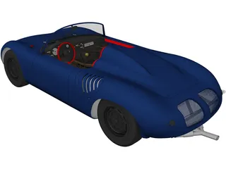 Porsche 718 Spyder RS (1960) 3D Model preview