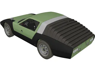 Porsche 911 HLS (1967) 3D Model preview