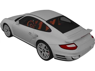 Porsche 911 Turbo (2010) 3D Model preview