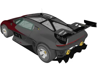 Porsche Mission R Concept (2021) 3D Model preview