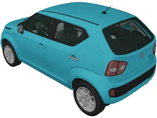 Suzuki Ignis (2019) 3D Model preview