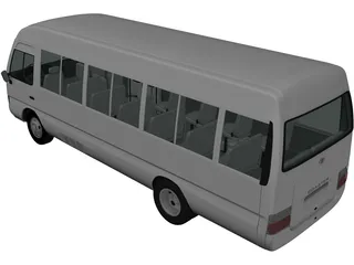 Toyota Coaster (2014) 3D Model preview