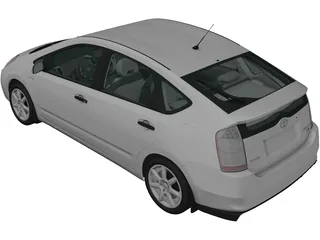 Toyota Prius (2003) 3D Model preview