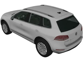 Volkswagen Touareg (2010) 3D Model preview