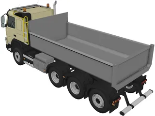 Volvo FMX Tridem (2013) 3D Model preview
