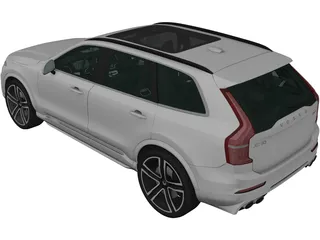 Volvo XC90 (2016) 3D Model preview