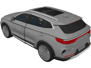 BYD Song Plus 3D Model preview