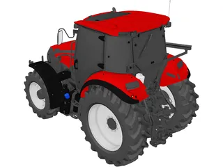 Case IH Farmall C Series 3D Model preview