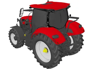 Case IH Maxxum Series 3D Model preview
