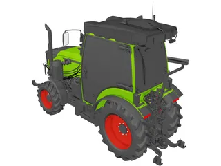 Fendt 200 V Vario 3D Model preview