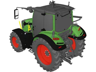 Fendt 300 Vario 3D Model preview