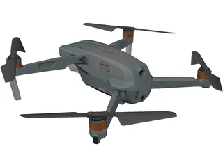 DJI Mavic Drone 3D Model preview