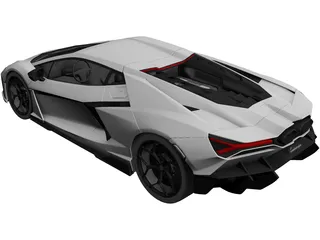 Lamborghini Revuelto (2023) 3D Model preview