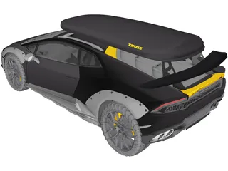 Lamborghini Huracan Sterrato (2023) 3D Model preview