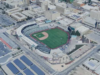 Fresno City, CA, USA (2024) 3D Model preview