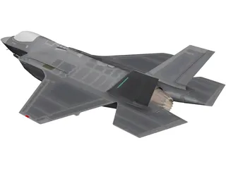 Lockheed Martin F-35 Lightning II 3D Model preview