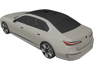 BMW i7 (2024) 3D Model preview