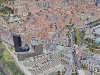 Bilbao City, Spain (2022) 3D Model preview