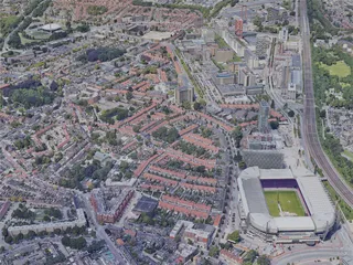 Eindhoven City, Netherlands (2022) 3D Model preview