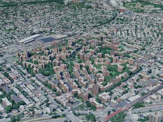 New York City, The Bronx, USA (2024) 3D Model preview
