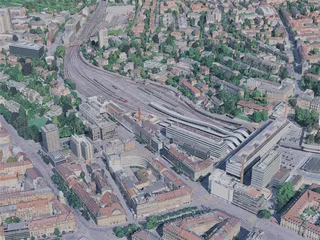 Bern City, Switzerland (2023) 3D Model preview