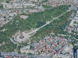 Bucharest City, Romania (2023) 3D Model preview