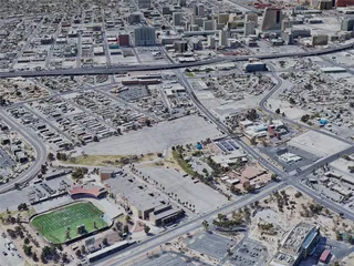 Las Vegas City, Downtown, USA (2023) 3D Model preview