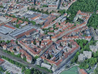 Munich City, Germany (2023) 3D Model preview