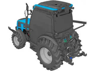 Landini REX 4 GT 3D Model preview