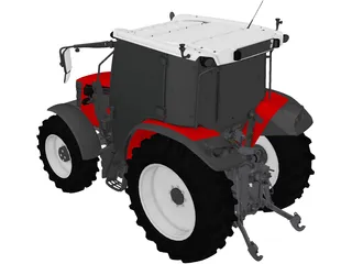 Massey Ferguson MF 4700 M 3D Model preview