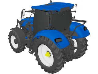 New Holland T6 Series 3D Model preview