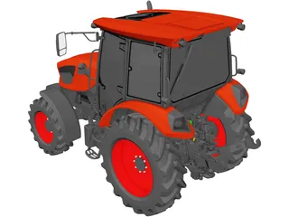 Zetor Major CL 3D Model preview