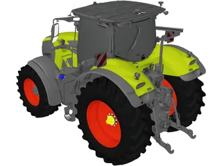 CLAAS Axion 870-800 3D Model preview