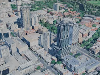 Adelaide City, Australia (2023) 3D Model preview
