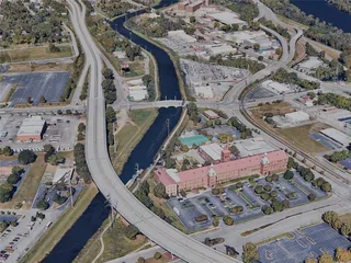Augusta City, GA, USA (2023) 3D Model preview