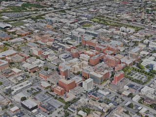 Birmingham City, AL, USA (2023) 3D Model preview