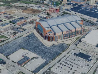 Indianapolis City, IN, USA (2024) 3D Model preview