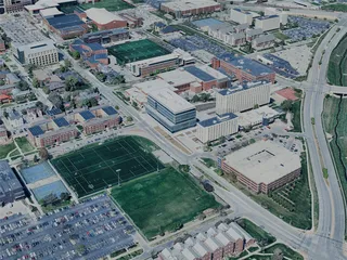 Lincoln City, NE, USA (2024) 3D Model preview
