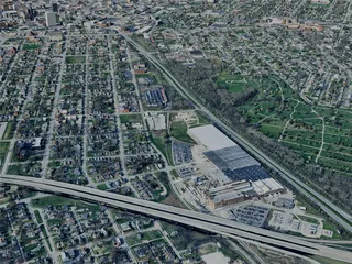 Toledo City, OH, USA (2024) 3D Model preview