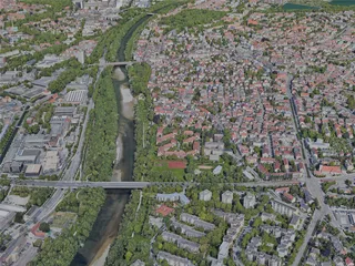 Augsburg City, Germany (2023) 3D Model preview
