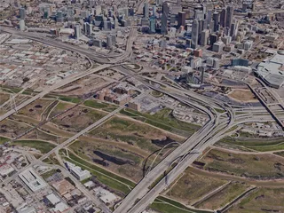 Dallas City, TX, USA (2024) 3D Model preview