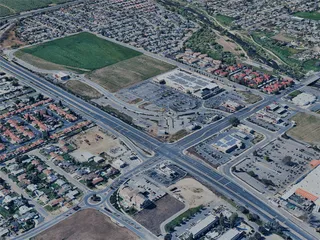 Porterville City, CA, USA (2023) 3D Model preview