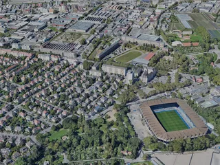 Strasbourg City, France (2023) 3D Model preview