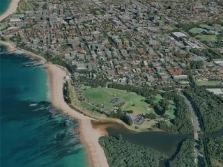 Wollongong City, Australia (2023) 3D Model preview