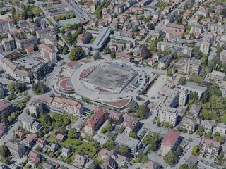 Annecy City, France (2022) 3D Model preview