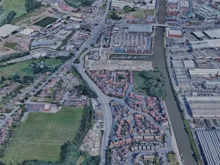 Gloucester City, UK (2021) 3D Model preview