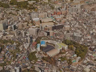Kitakyushu City, Japan (2023) 3D Model preview